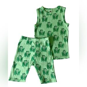 Tea Collection Summer Nights Frog Tank Top Pajamas 7